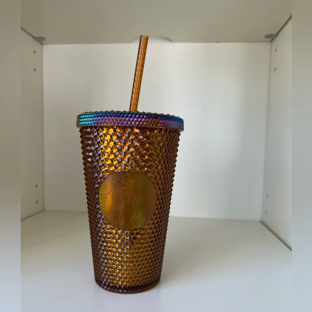 Starbucks 50th Anniversary Copper Studded Tumbler 16 oz
